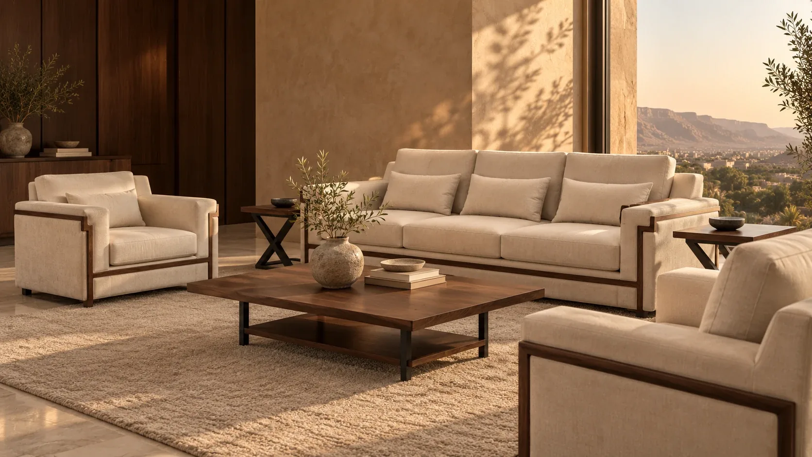 Furniture setting from the Al Wasad catalogue
